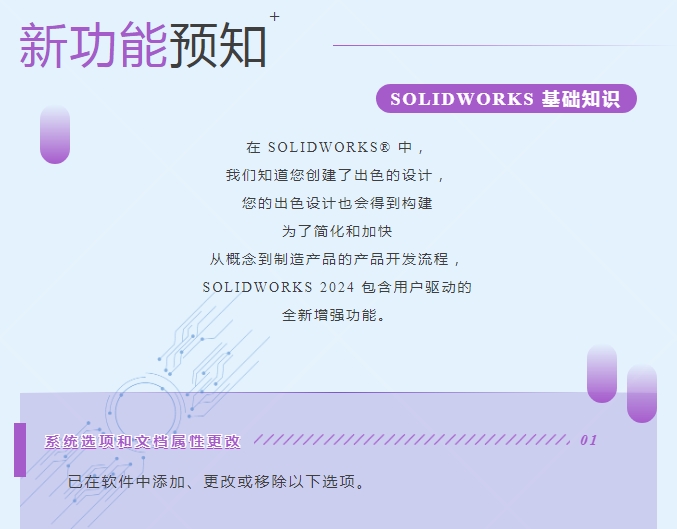 新功能速递 | SOLIDWORKS 2024基础新增功能，快来了解一下吧！